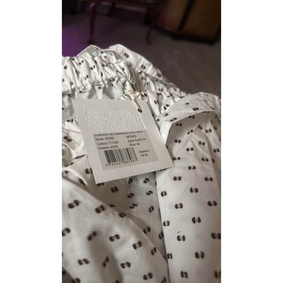 Baum und Pferdgarten white ruffled blouse white size 10 - Picture 4 of 6